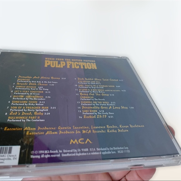 Pulp Fiction Movie Soundtrack © 1994 - Picture 4 of 4